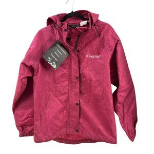 FROGG TOGGS Women's 3-Layer Waterproof Jacket Medium NWT Raincoat Pink Travel